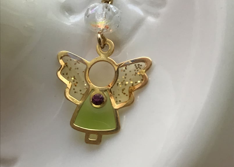 天使ちゃん ステンドグラス風 チャーム | HeartChord Jewel