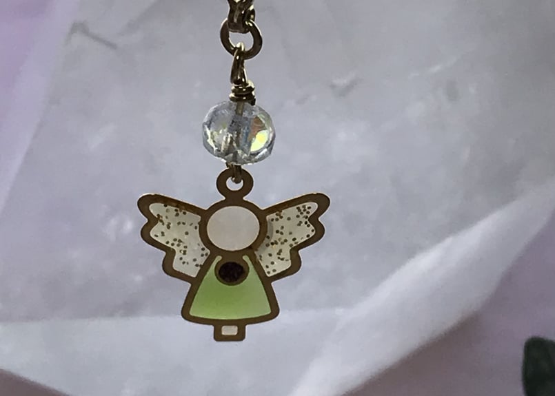 天使ちゃん ステンドグラス風 チャーム | HeartChord Jewel