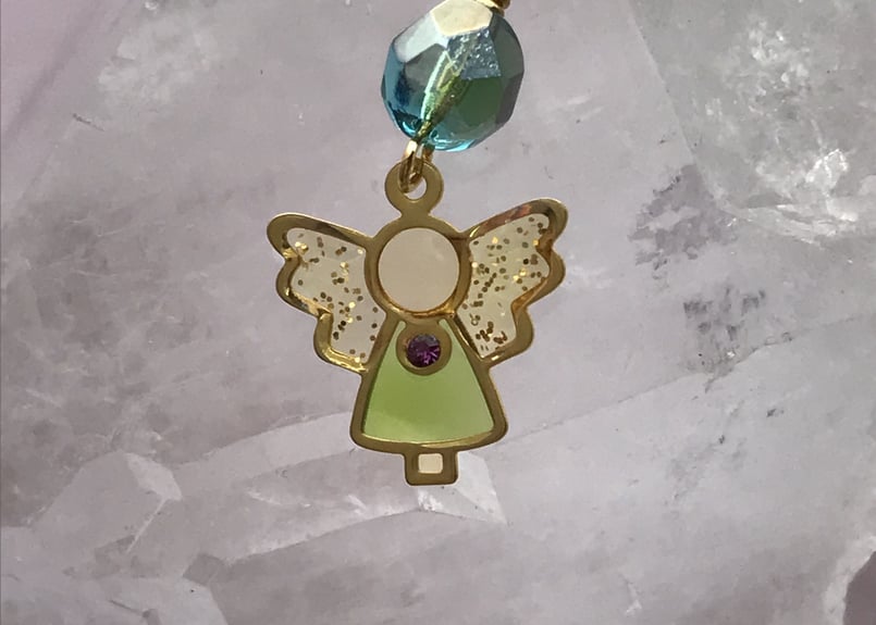 天使ちゃん ステンドグラス風 チャーム | HeartChord Jewel