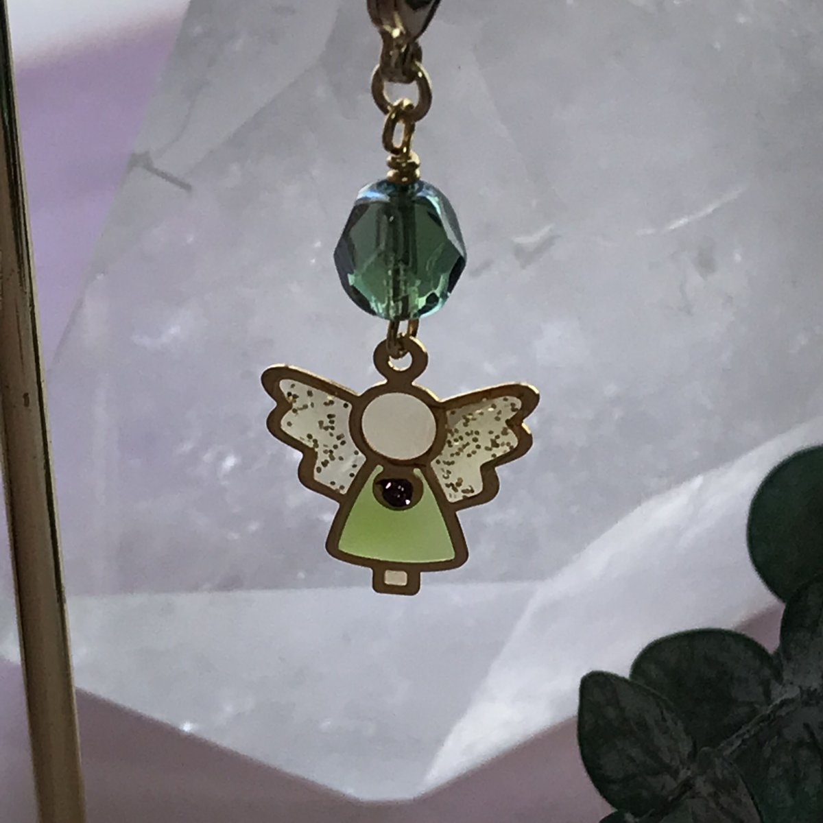 天使ちゃん ステンドグラス風 チャーム | HeartChord Jewel