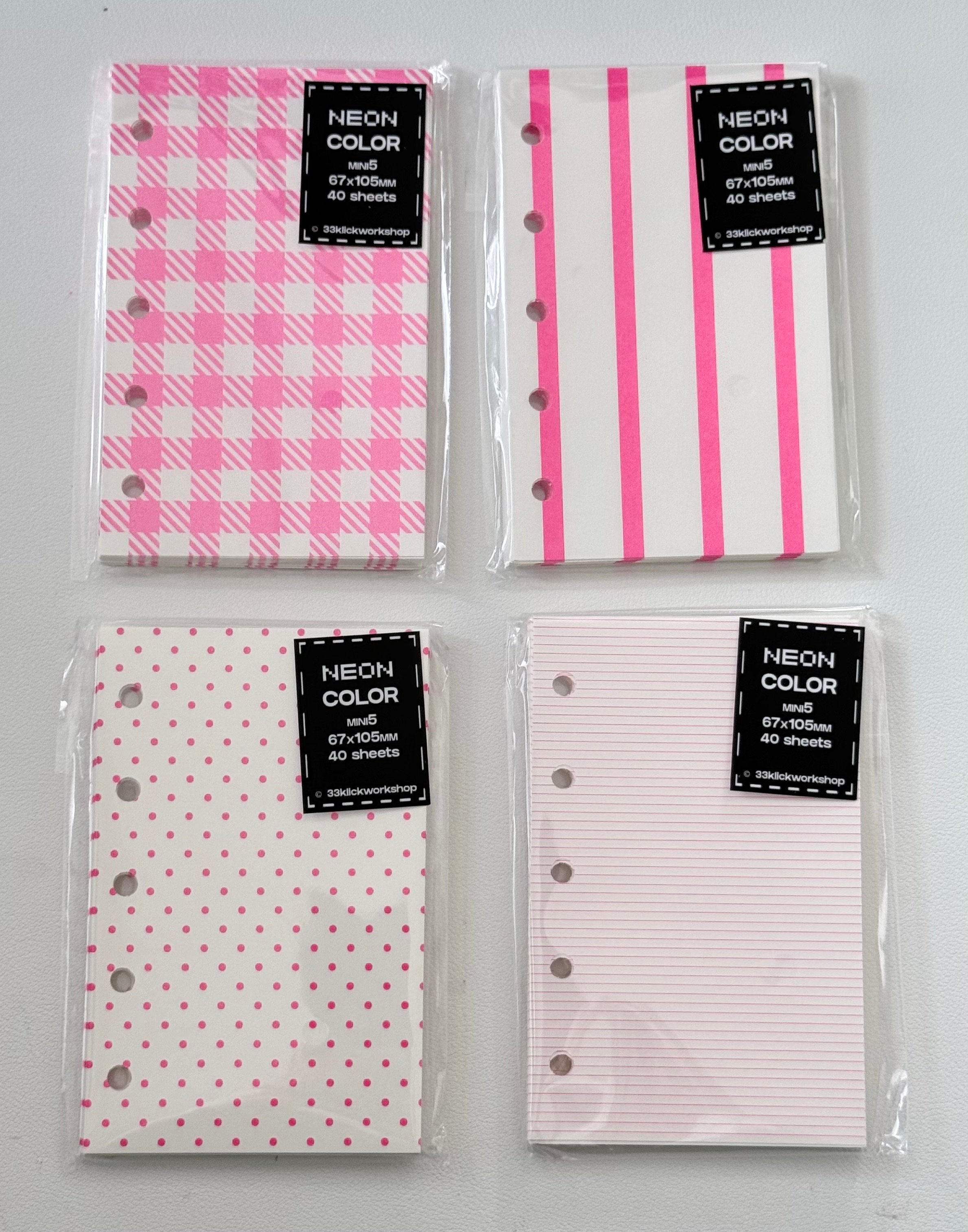 m5リフィル/33klick/ネオンピンク | stationery shop owl