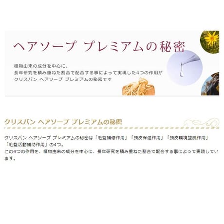 【定期便】クリスバン ヘアソープ プレミアム　400ml　1本【送料込】 （40040-03）