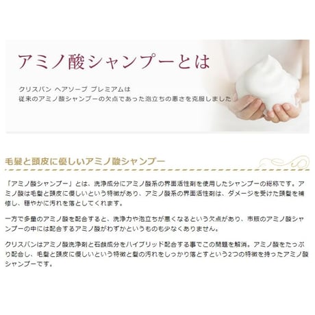 【定期便】クリスバン ヘアソープ プレミアム　400ml　2本 【送料込】 （40040-04）