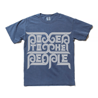 受注生産（期間限定:02/11まで）POWER TO THE PEOPLE Tee  / 優青×銀