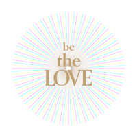 'be the LOVE' ステッカー #2 - fountain edition