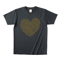 残り僅か - ♡オーガニックコットン Tee - ナチュラルブラック - 'FREESTYLE LOVE SUPREME SERIES'#2