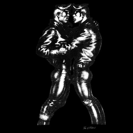 LEATHER DUO BLACK -Tシャツ-