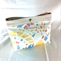 バッグインバッグ　オパール生地　ステンドグラス