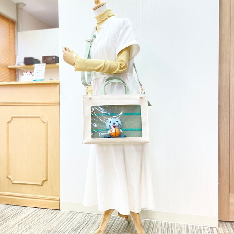 推し活 推し事 窓付きバッグ 受注制作】 推し活バッグ（窓付き）レギュラーサイズ | Ti Adoro