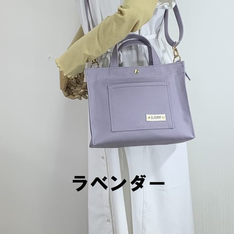 スクエアトート　ショルダー