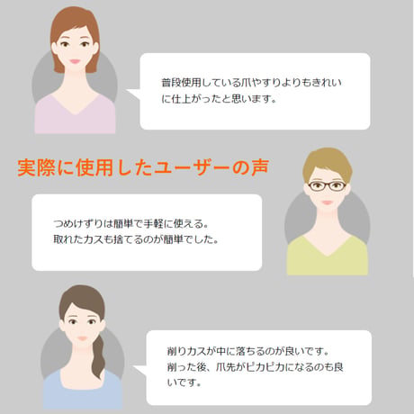 「魔法のつめけずり」　新発想の爪切り！　国内製　正規品