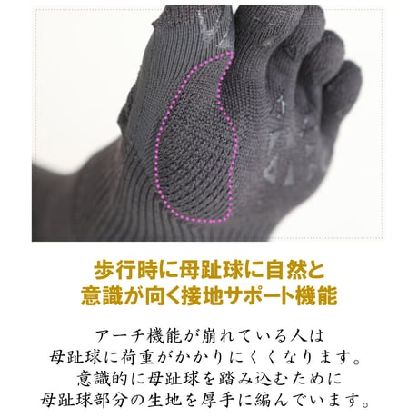 Tabio 外反母趾サポートソックス  22-24cm