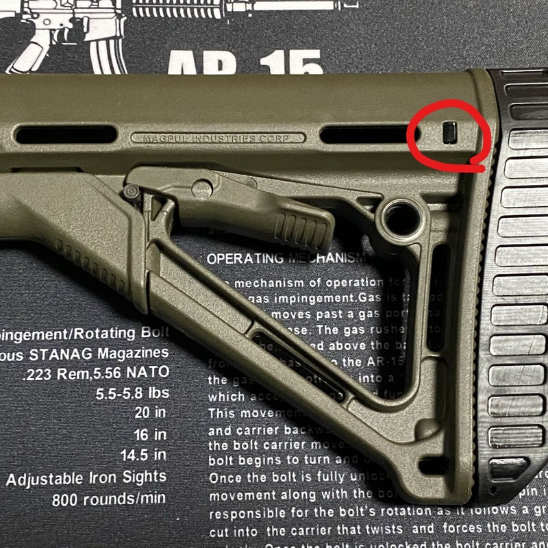 実物　MAGPUL CTR ストック TT'z 3D Works ストック MAGPUL CTRストック用 パッド外しツール | TT'z 3D Works STORE