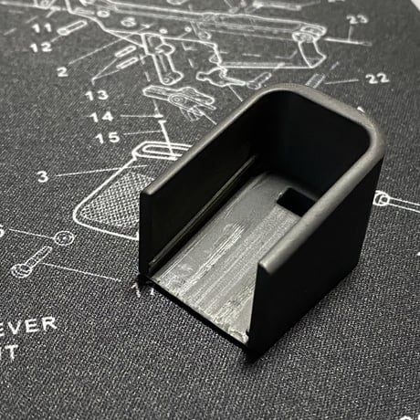 UMAREX GLOCK19対応 KJ WORKS CO2マガジン用グリップアダプタ　3個セット