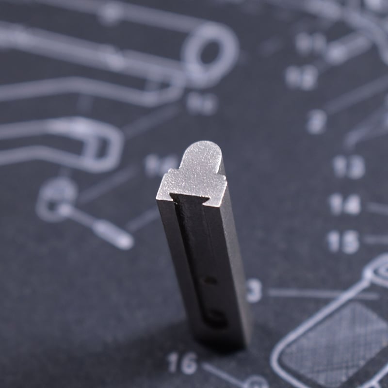 GHK M4 GBB純正ボルトキャリア用 HK416タイプガスキー チタン3D