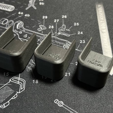 UMAREX GLOCK19対応 BATON BG17 CO2マガジン用グリップアダプタ　3個セット