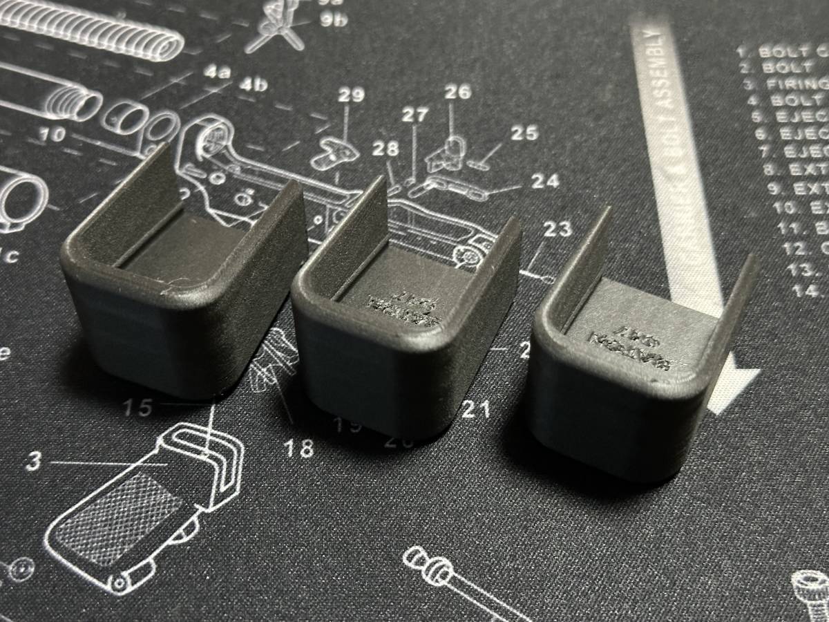 UMAREX GLOCK19対応 BATON BG17 CO2マガジン用グリップアダプタ 3個