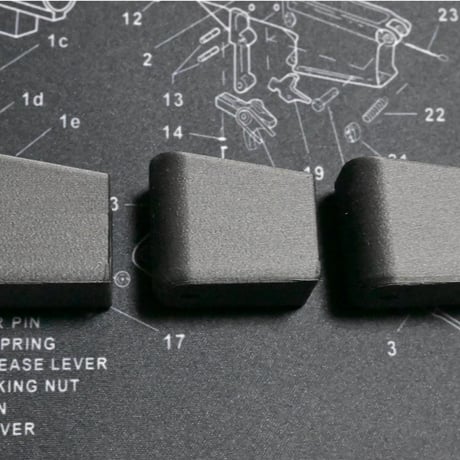 UMAREX GLOCK19対応 RELORD CO2マガジン用グリップアダプタ　3個セット
