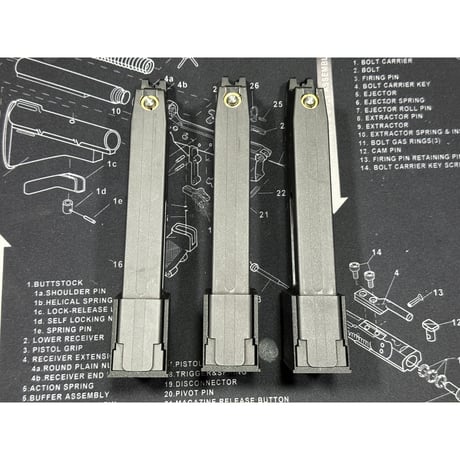 KSC M93R CO2マガジン用マガジンバンパー　3個セット