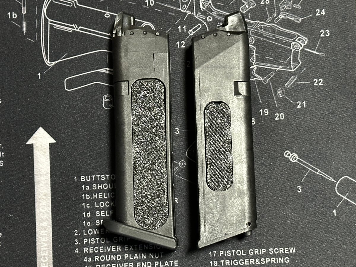 RELOAD GLOCK用 CO2 マガジン　2本セット RELOAD ライトウェイト 23連 CO2 マガジン UMAREX / VFC製 GLOCK