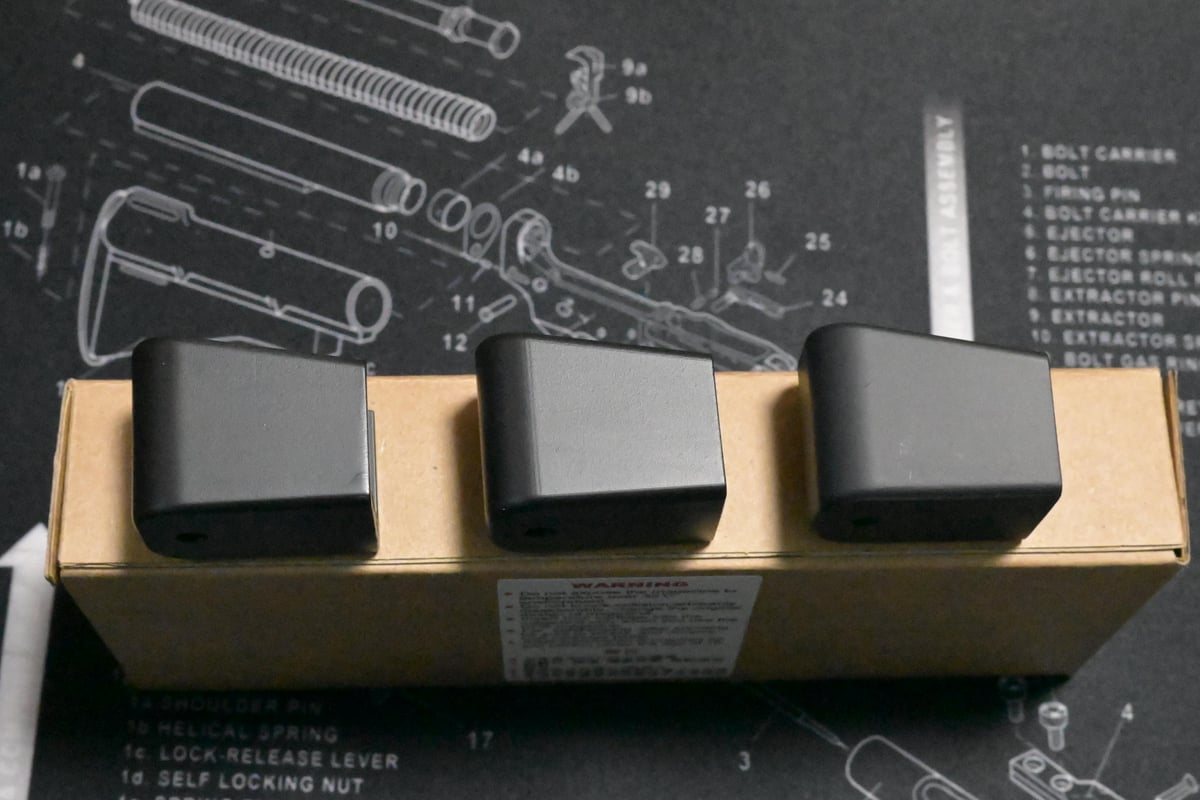 UMAREX GLOCK19対応 RELORD CO2マガジン用グリップアダプタ 3個セット