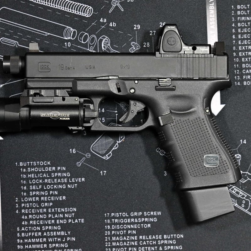 UMAREX GLOCK19対応 RELORD CO2マガジン用グリップアダプタ 3個セット ...