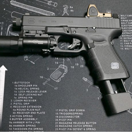 UMAREX GLOCK19対応 RELORD CO2マガジン用グリップアダプタ　3個セット