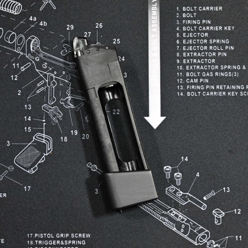 UMAREX GLOCK19対応 RELORD CO2マガジン用グリップアダプタ 3個 UMAREX GLOCK19対応 RELORD CO2マガジン用グリップアダプタ 3個