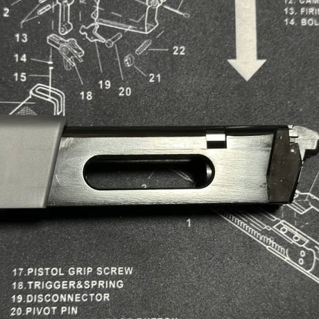 UMAREX GLOCK19対応 BATON BG17 CO2マガジン用グリップアダプタ　3個セット