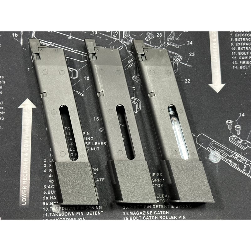 KSC G18C ガスガン マガジン3本 マガジンバンパー　他カスタムパーツ付き 楽天市場】glock マガジン バンパーの通販