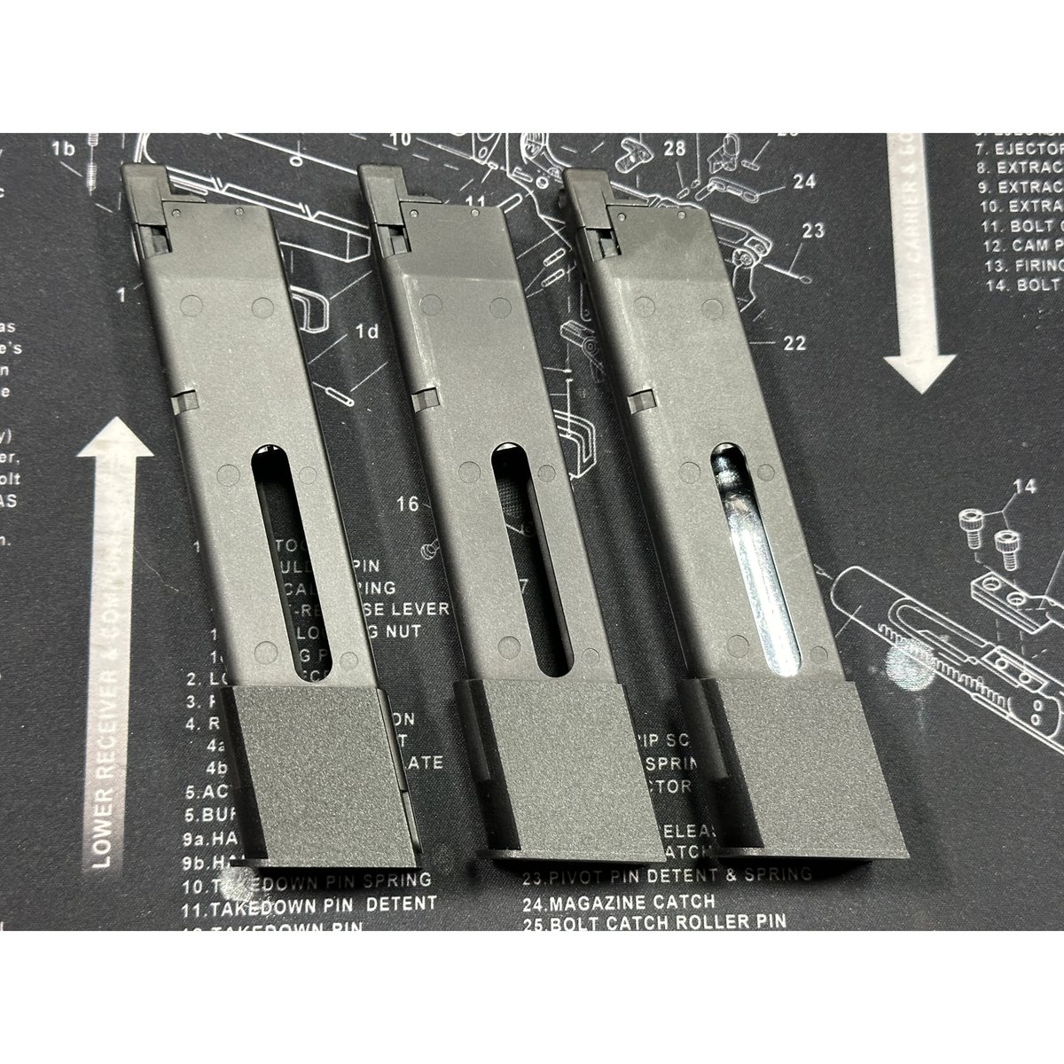 KSC M93R CO2マガジン用マガジンバンパー 3個セット | TT'z 3D KSC M93R CO2マガジン用マガジンバンパー 3個セット | TT'z 3D