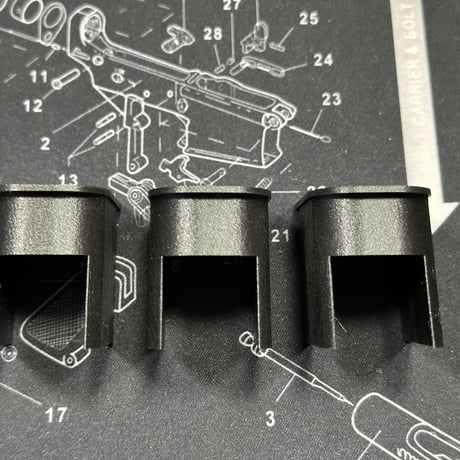 KSC M93R CO2マガジン用マガジンバンパー　3個セット