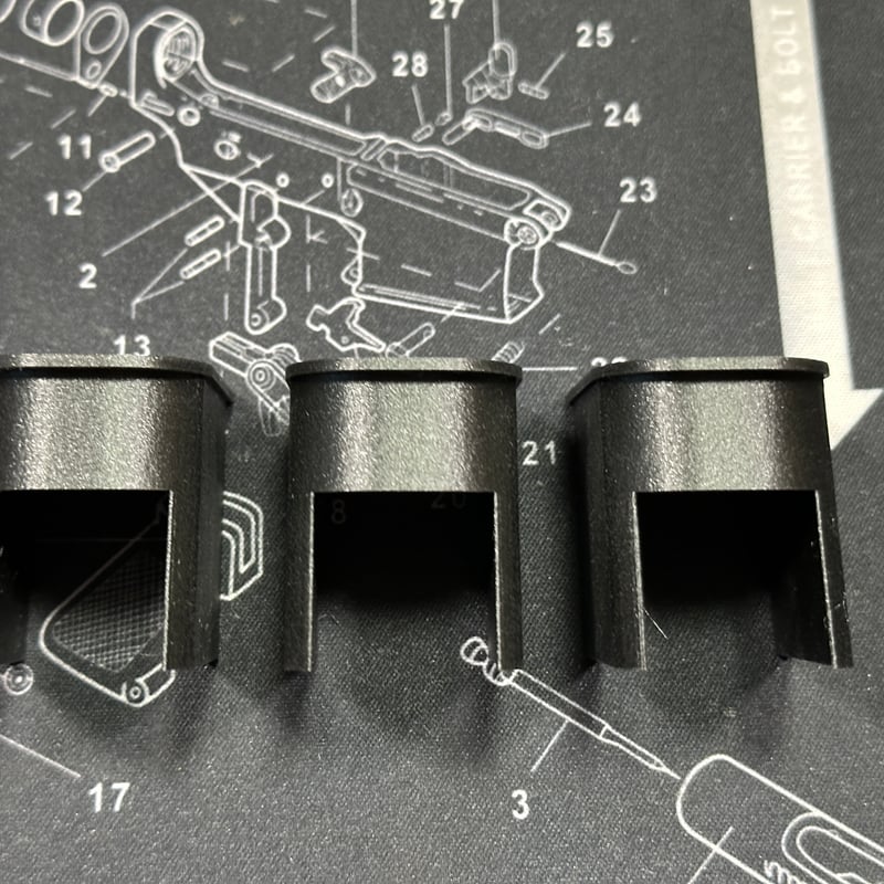 KSC M93R CO2マガジン用マガジンバンパー 3個セット | TT'z 3D