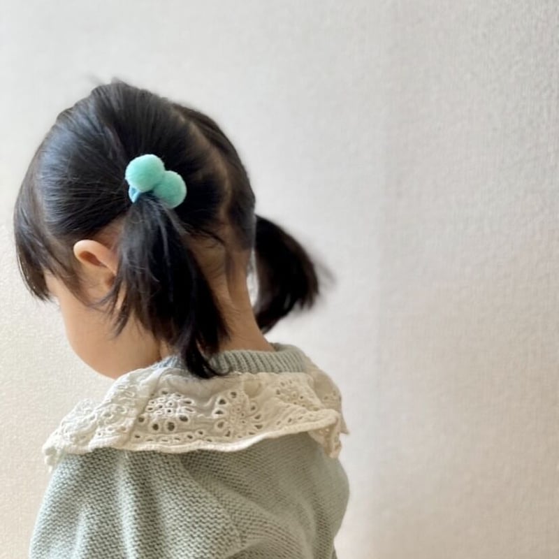 2個setポンポンヘアゴム | OKAME ZAKKA