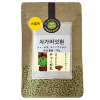 ペット用 サプリメント チャーガ丸  カバノアナタケ 桑の葉配合 飲みやすい 粒タイプ 800粒入り 70g 健康プラス 韓国製
