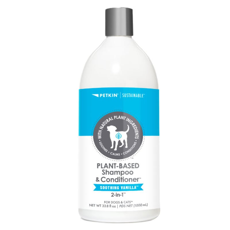 ペットキン 犬用 猫用 植物ベース リンスインシャンプー 1リットル