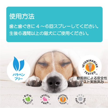ペットキン 犬用 猫用デンタルスプレー 120ml デンタルケア 歯みがきの補助に  Petkin