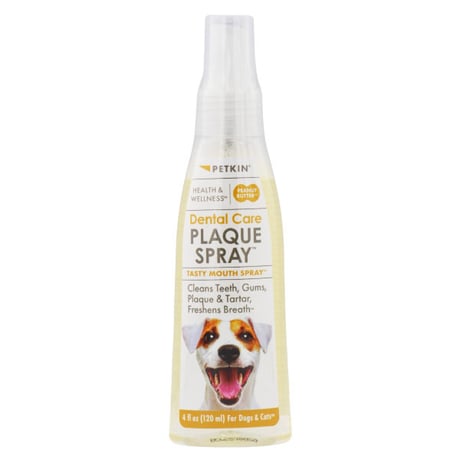 ペットキン 犬用 猫用 ピーナッツバター味 デンタルスプレー 120ml デンタルケア 歯みがきの補助に  Petkin