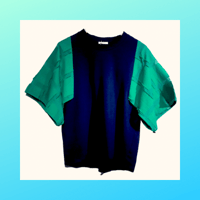 enn hut☆sheer square cut. 2way スクエアスリーブTee
