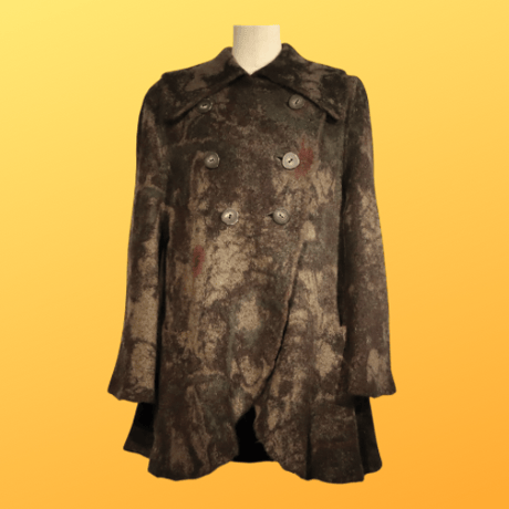 BUTAPANA 圧縮コート ダークパープルブラウン BUTAPANA 圧縮コート ダークパープルブラウン