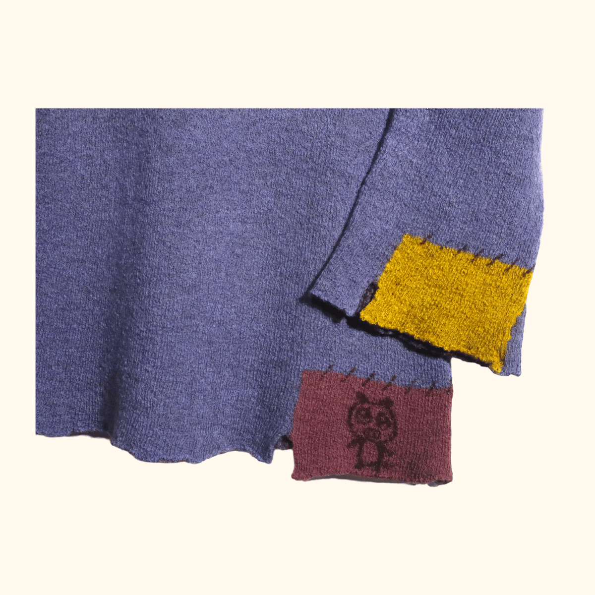 BUTAPANA☆つぎはぎロングセーター | chakana web shop BUTAPANA☆つぎはぎロングセーター | chakana web shop