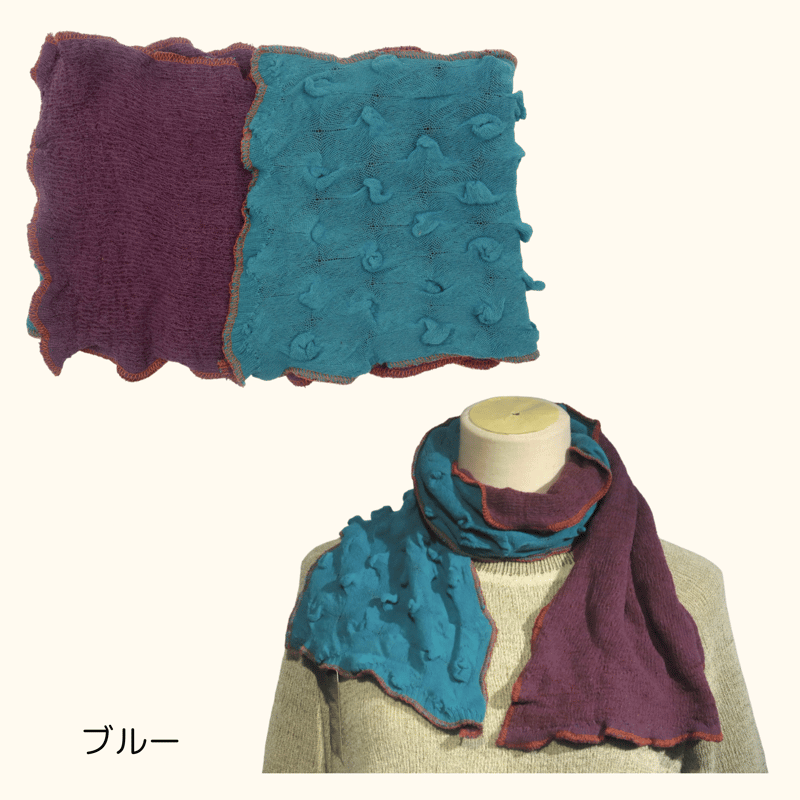 ブタパナ☆綿・ボコボコマフラー | chakana web shop