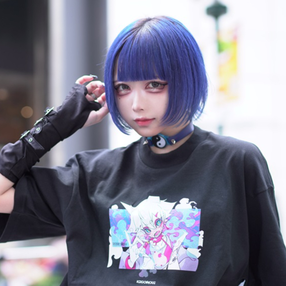 ADO×KEIGO INOUE コラボ　Tシャツ　希少　良品　Lサイズ KEIGOINOUE【VOGUE】T-Shirt_Black | KEIGO INOUE