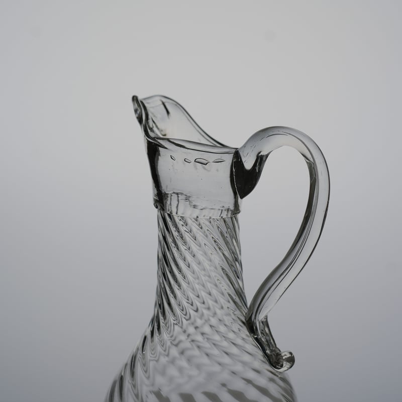 レア 1900年代 モーゼルガラス エナメルガラス ピッチャー 送料込み