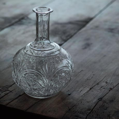 19世紀 スウェーデン 古い型吹きガラスのカラフェ / Sweden 19th C.