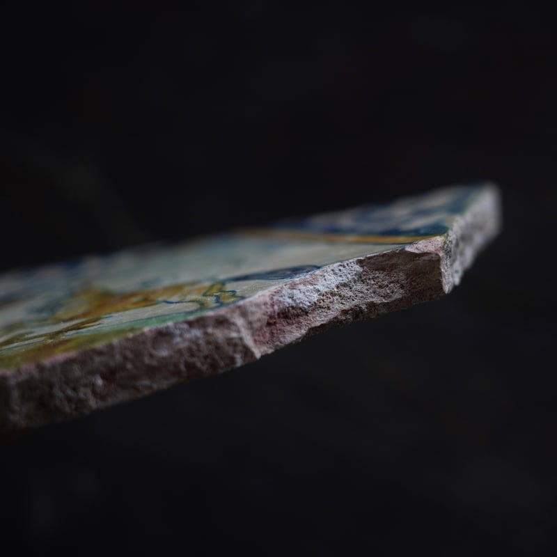 17世紀　オランダ　デルフトタイル　色絵 17世紀オランダ デルフト初期色絵タイル / the Netherlands 17th