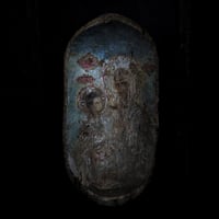 メキシコ 黒陶の十字ベル / Mexican Black Pottery Cross Bell メキシコ 黒陶の十字ベル / Mexican Black Pottery Cross Bell