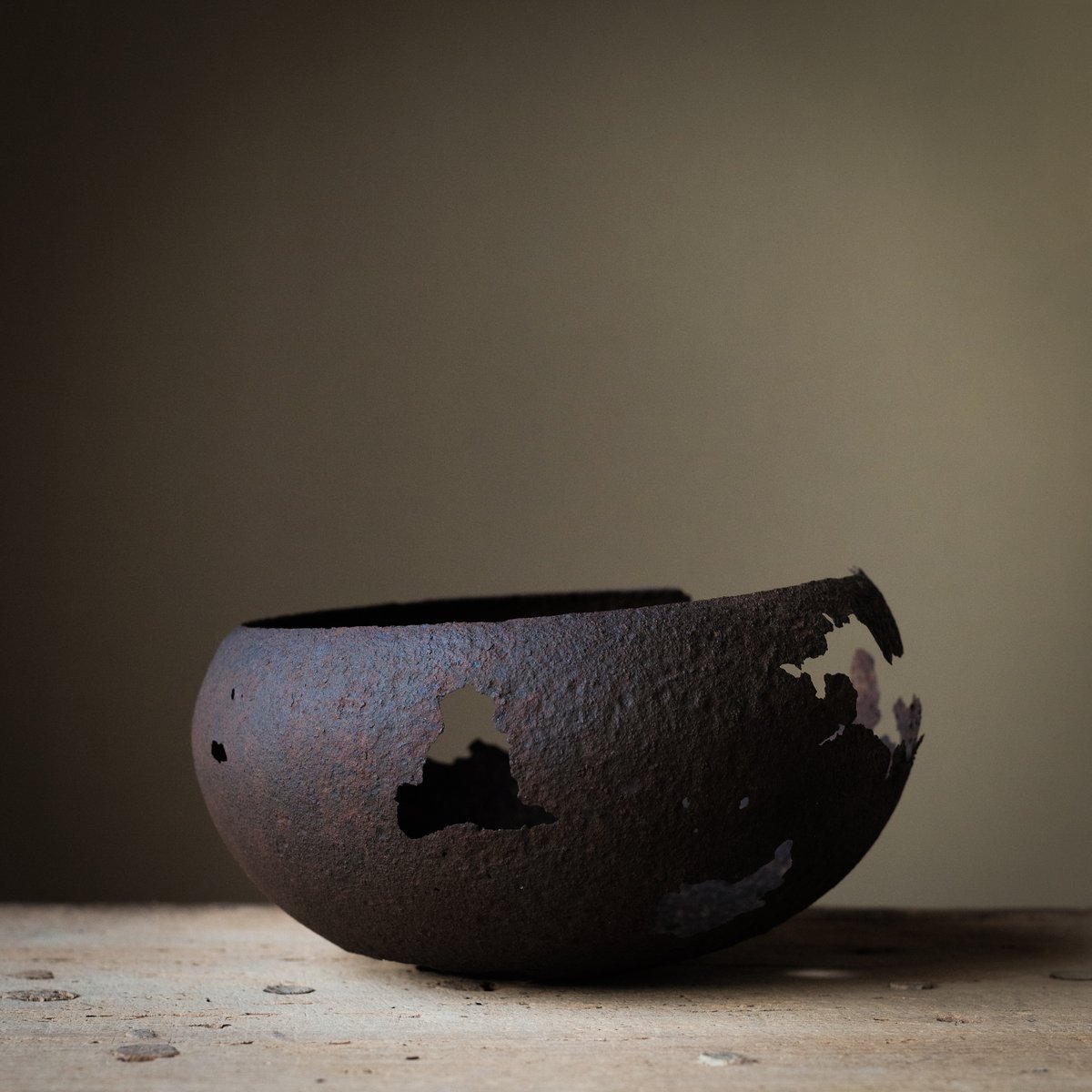 無地志野 銅鑼鉢陶片 桃山江戸初期 骨董 古美術 無地志野 銅鑼鉢陶片 桃山江戸初期 骨董 古美術