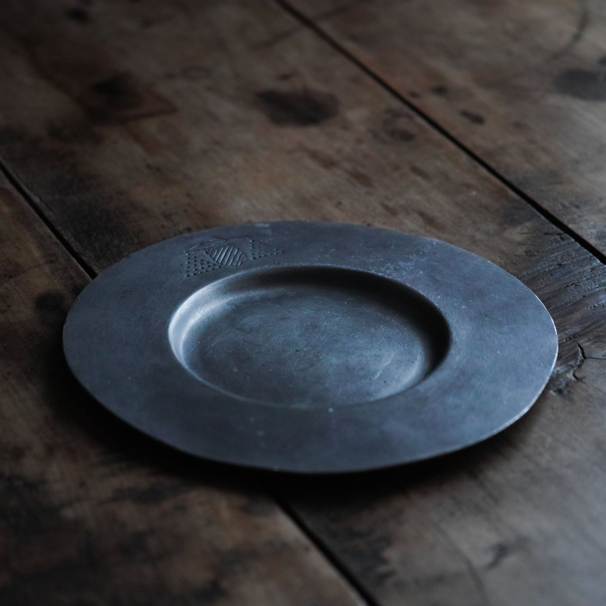 アンティーク ピューター プレート 皿 フランス 18 - 19世紀 18世紀 イギリス ピューター皿 / Pewter Plate a / England 18t