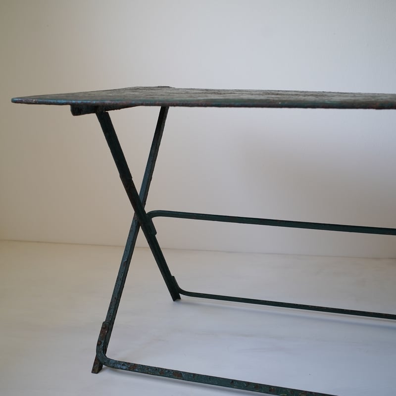 19世紀 フランス ビストロで使われていた アイアン フォールディング